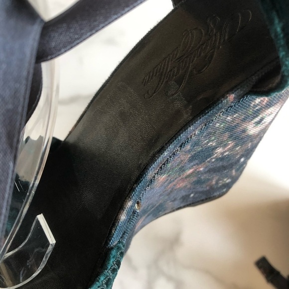 Theodora & Callum Biarritz Velvet Lace-Up Sandal - Picture 8 of 13